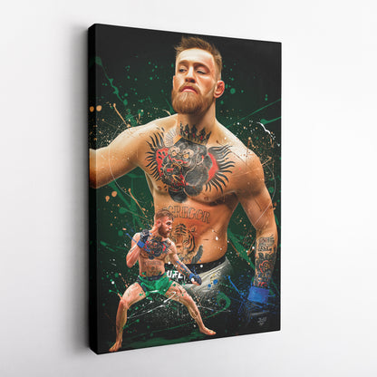 Conor McGregor "The Notorious" Canvas Print | UFC MMA Wall Art