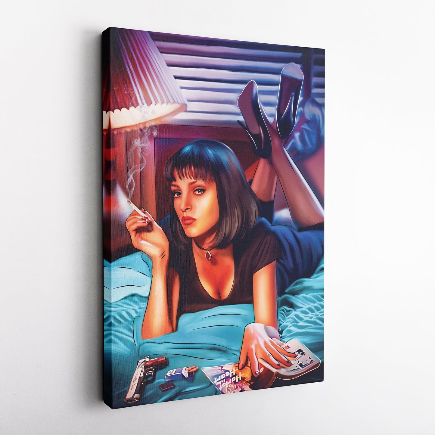 Mia Wallace Canvas Print | Pulp Fiction Cult Movie Wall Art