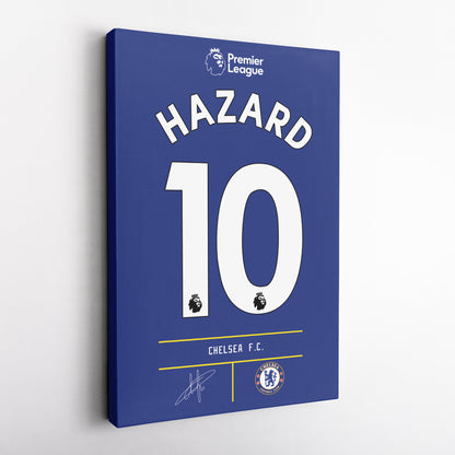 Eden Hazard Chelsea Jersey Canvas Print | Wall Art Decor