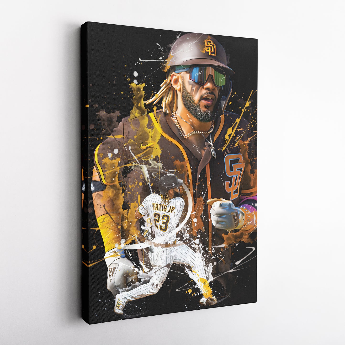 Fernando Tatis Jr. Padres Canvas Print | San Diego Baseball Wall Art