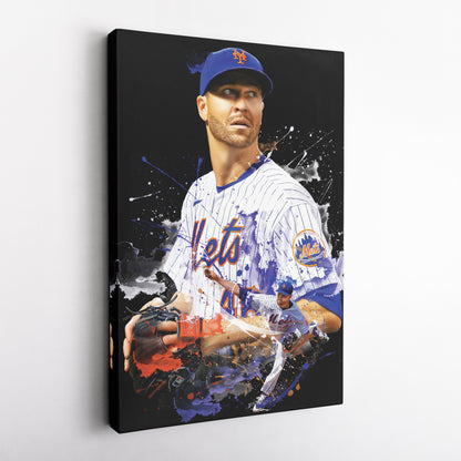 Jacob deGrom Mets Canvas Print | New York Baseball Wall Art