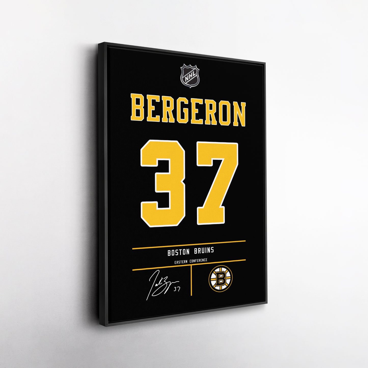 Patrice Bergeron Bruins Jersey Canvas Print | Wall Art Decor