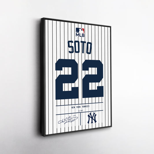 Juan Soto Yankees Jersey Canvas Print | Wall Art Decor