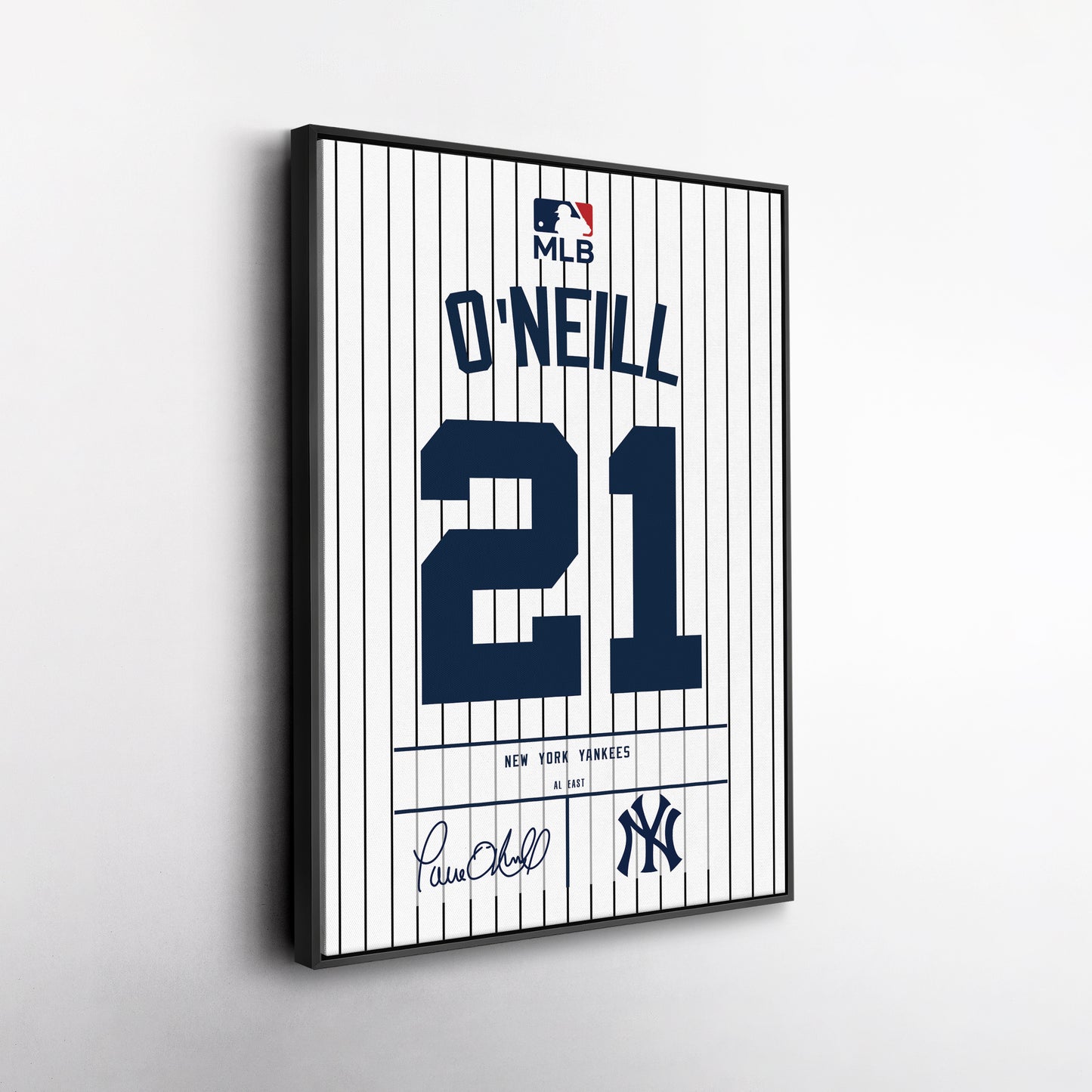 Paul O'Neill Yankees Jersey Canvas Print | Wall Art Decor
