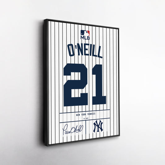 Paul O'Neill Yankees Jersey Canvas Print | Wall Art Decor