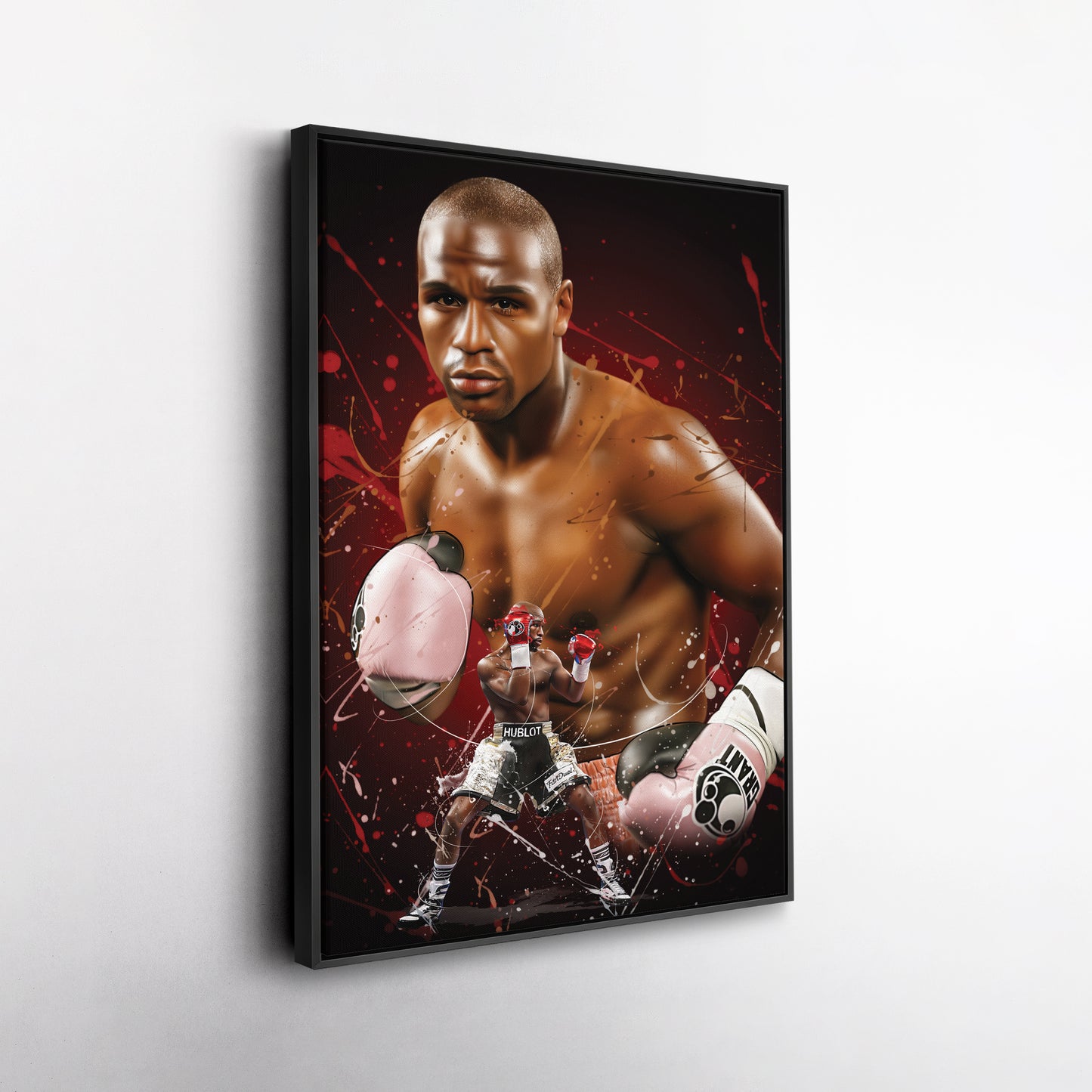 Floyd Mayweather Jr. Canvas Print | Boxing Champion Wall Art