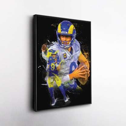 Matthew Stafford Rams Canvas Print | Los Angeles Football Wall Art