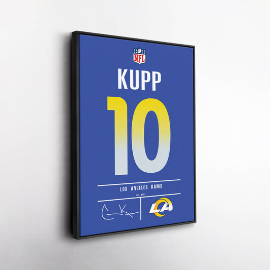 Cooper Kupp Rams Jersey Canvas Print | Wall Art Decor