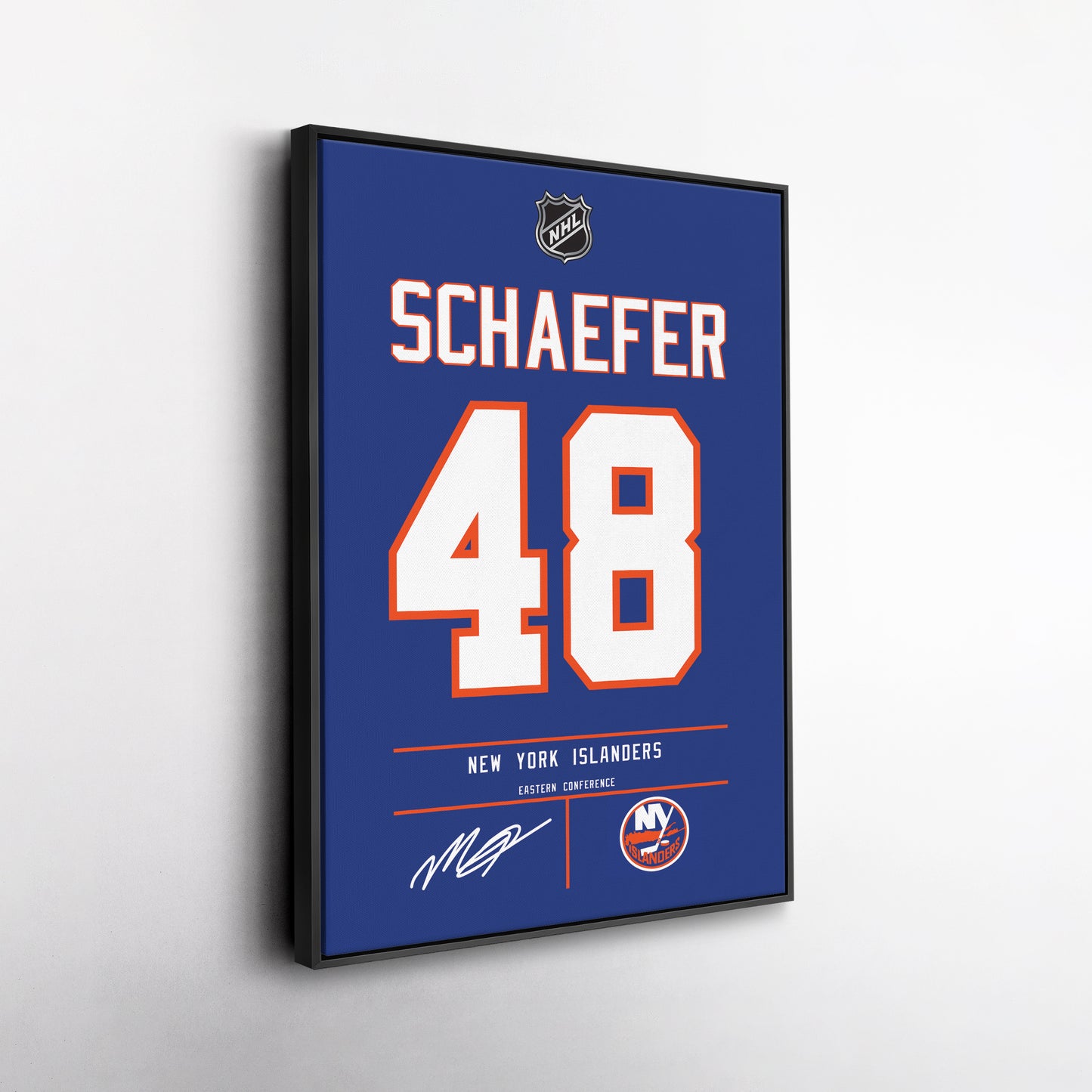 Matthew Schaefer Islanders Jersey Canvas Print | Wall Art Decor