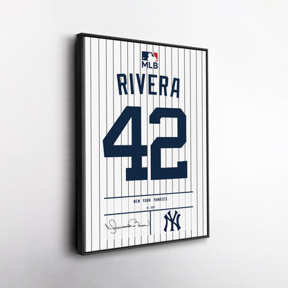 Mariano Rivera Yankees Jersey Canvas Print | Wall Art Decor