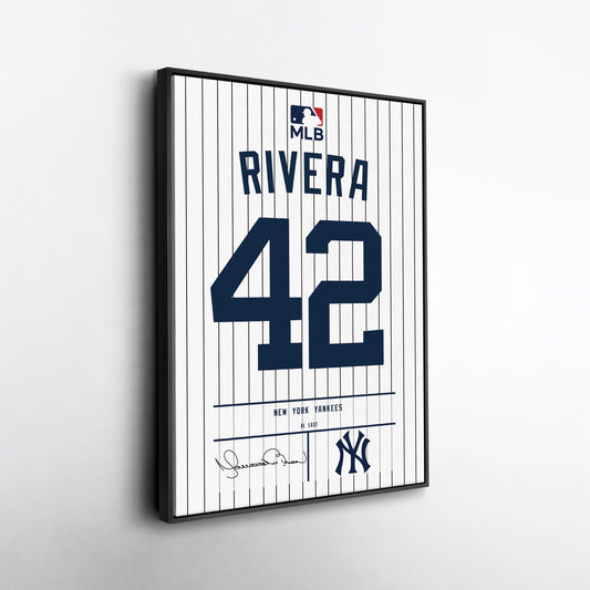 Mariano Rivera Yankees Jersey Canvas Print | Wall Art Decor