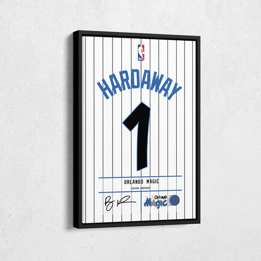 Penny Hardaway Orlando Magic Jersey Canvas Print | Wall Art Decor