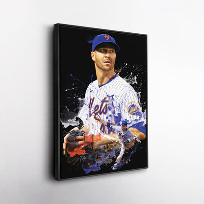Jacob deGrom Mets Canvas Print | New York Baseball Wall Art