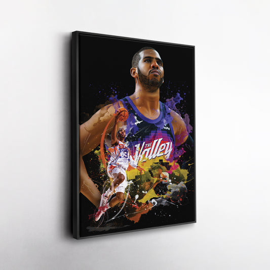 Chris Paul Suns Canvas Print | Phoenix Basketball Wall Art