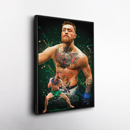 Conor McGregor "The Notorious" Canvas Print | UFC MMA Wall Art