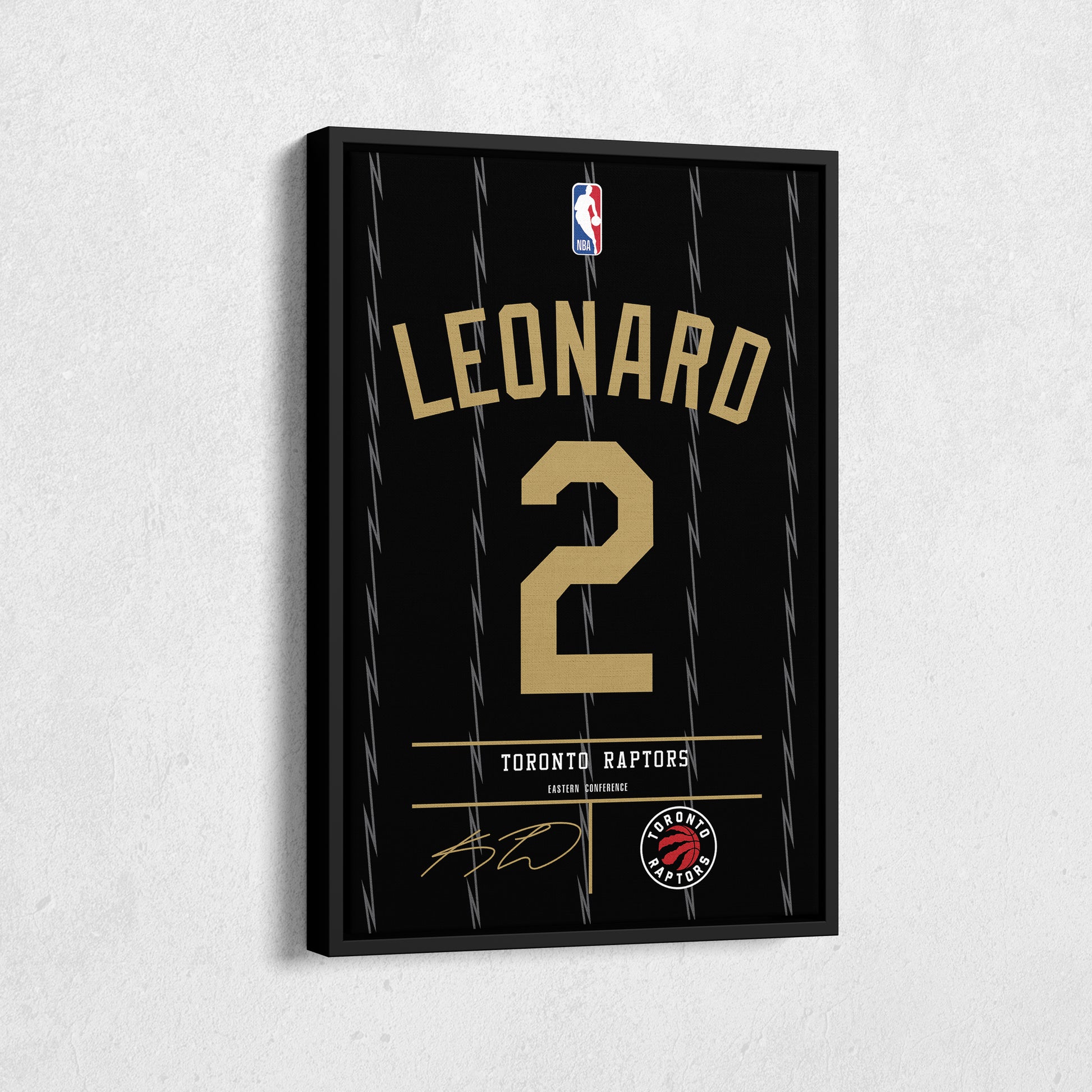 Kawhi Leonard Raptors Jersey Canvas Print | Wall Art Decor
