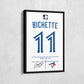 Bo Bichette Blue Jays Jersey Art