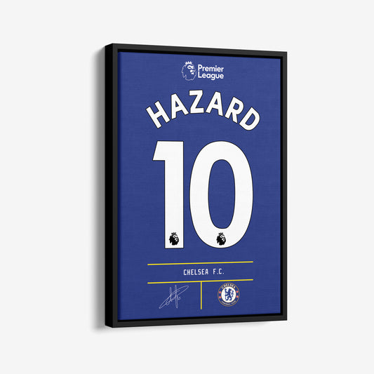 Eden Hazard Chelsea Jersey Canvas Print | Wall Art Decor