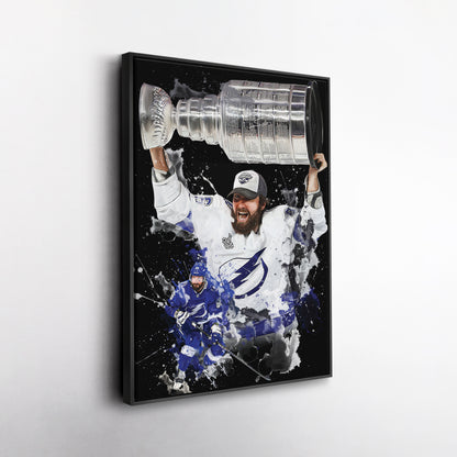 Nikita Kucherov Tampa Bay Lightning Canvas Print | NHL Hockey Wall Art