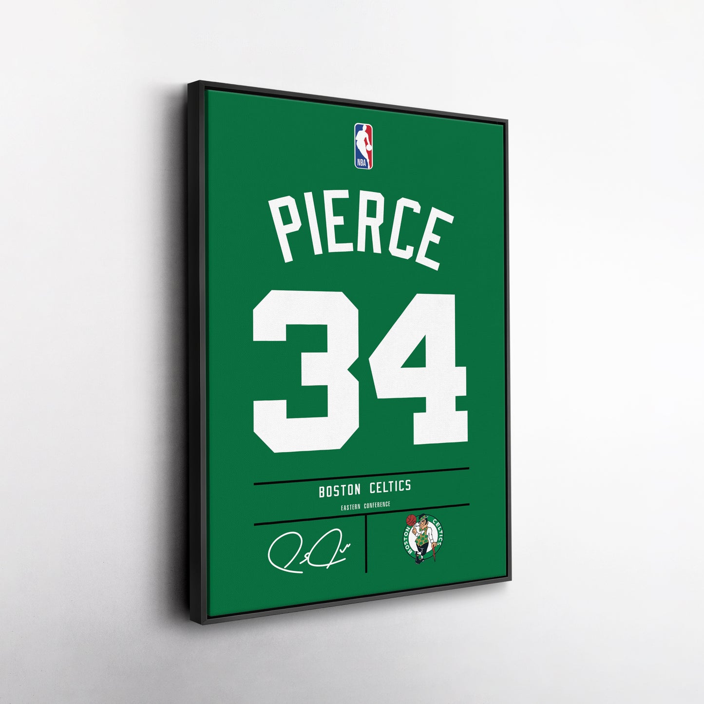 Paul Pierce Boston Celtics Jersey Canvas Wall Art