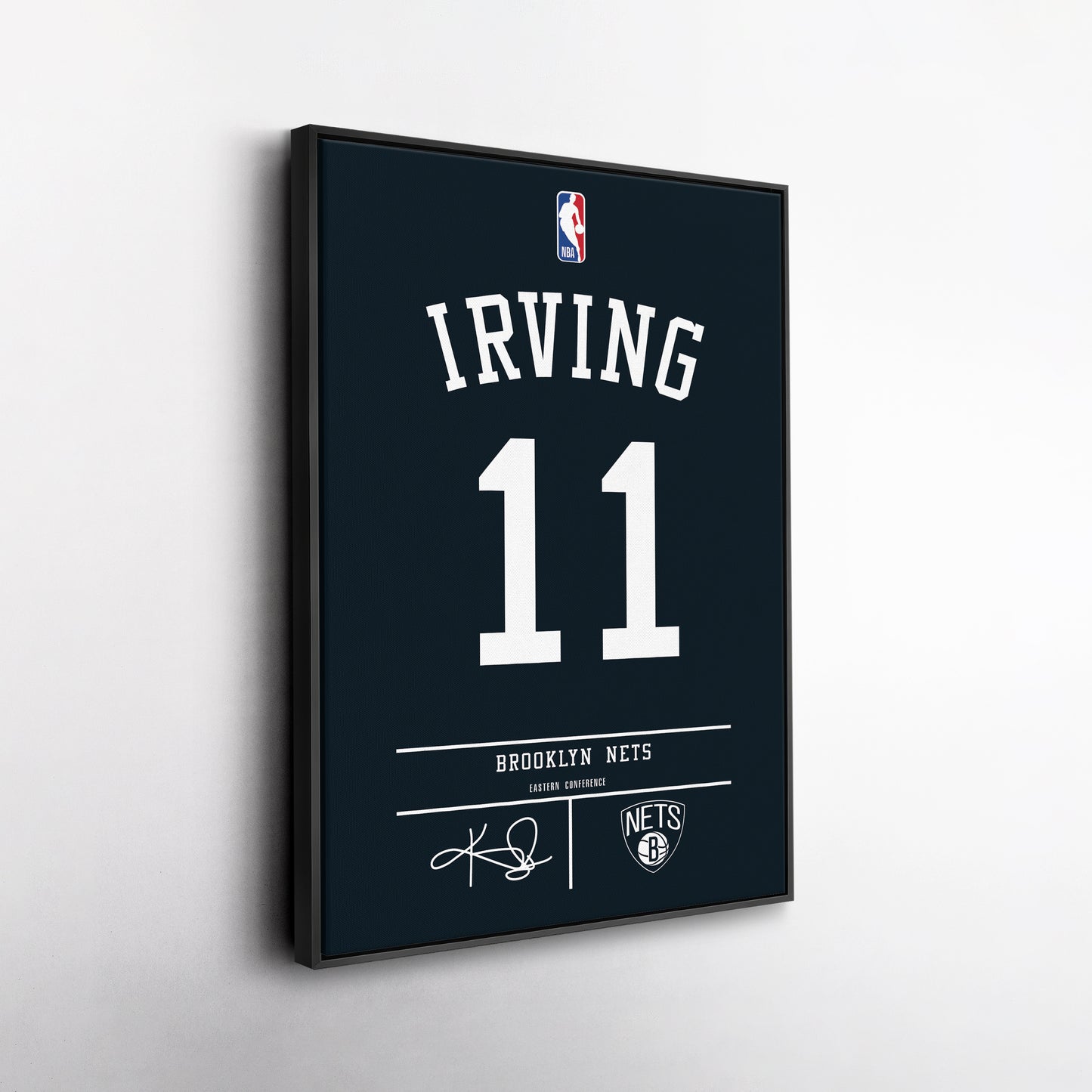 Kyrie Irving Nets Jersey Canvas Print | Wall Art Decor