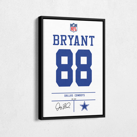 Dez Bryant Cowboys Jersey Canvas Print | Wall Art Decor