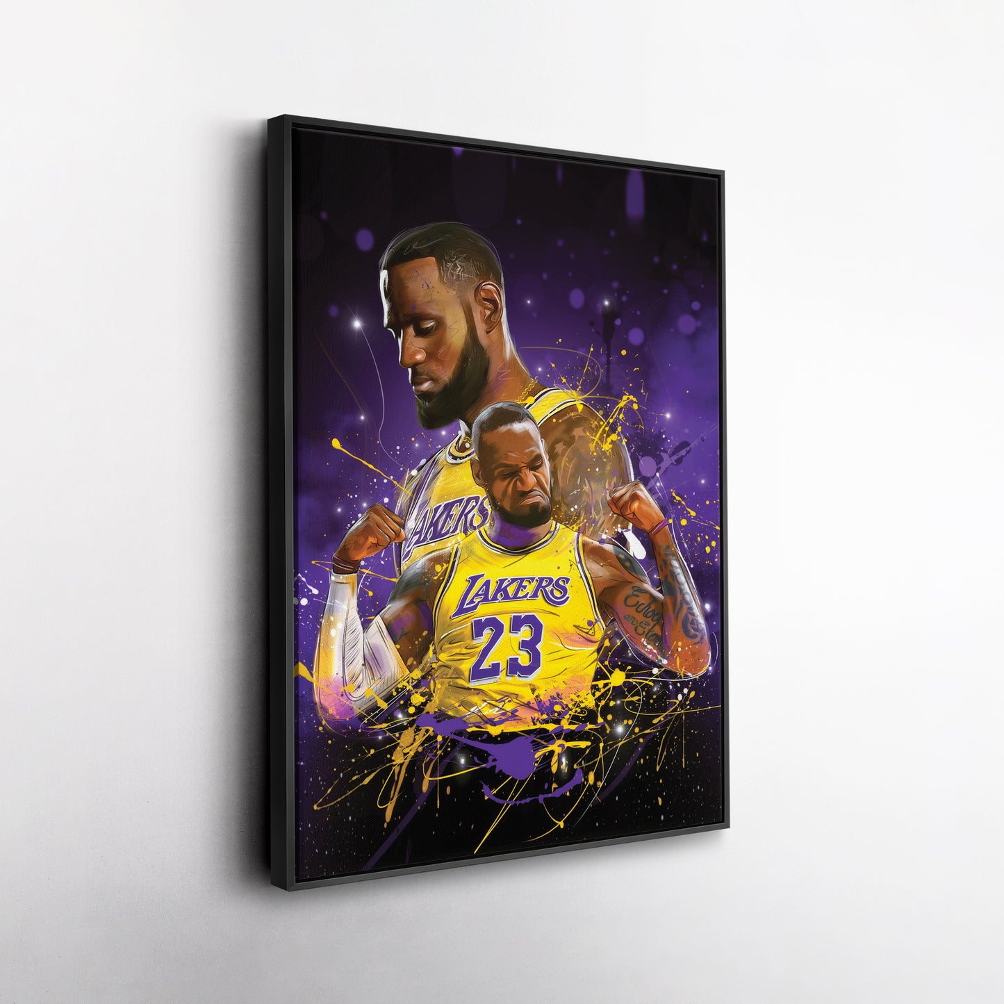 LeBron James Lakers Canvas Print | Basketball Legend Wall Art