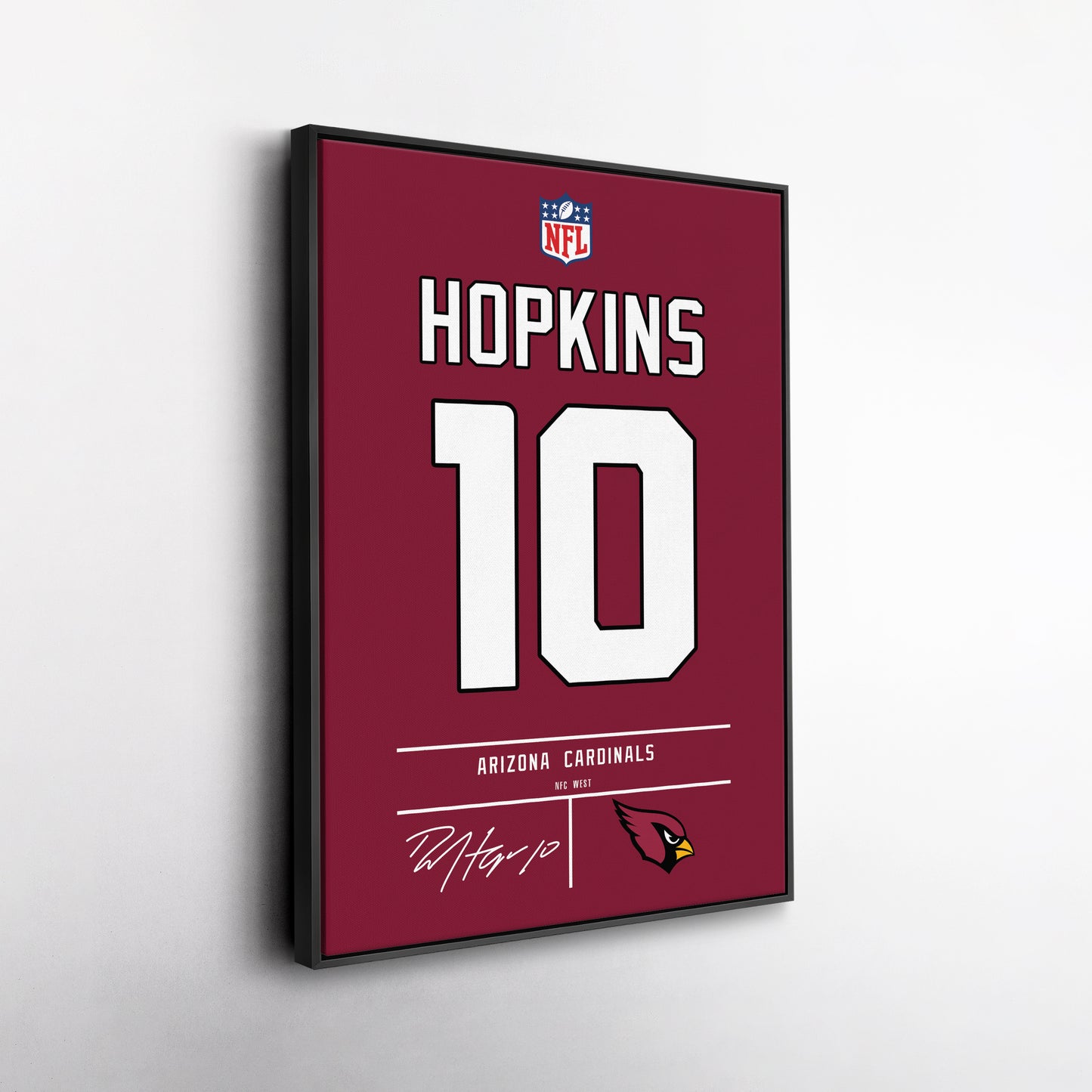 DeAndre Hopkins Cardinals Jersey Canvas Print | Wall Art Decor