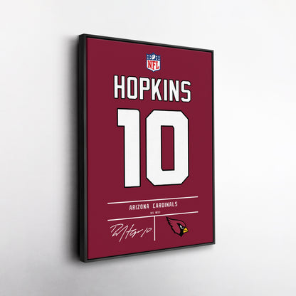 DeAndre Hopkins Cardinals Jersey Canvas Print | Wall Art Decor