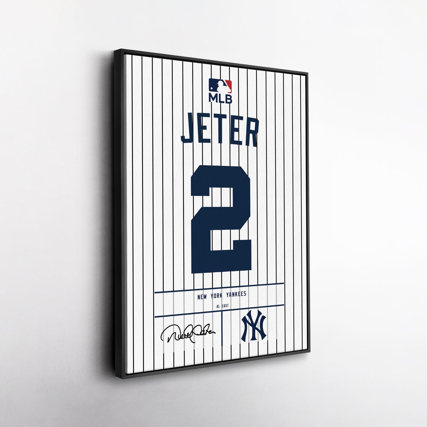 Derek Jeter Yankees Jersey Canvas Print | Wall Art Decor