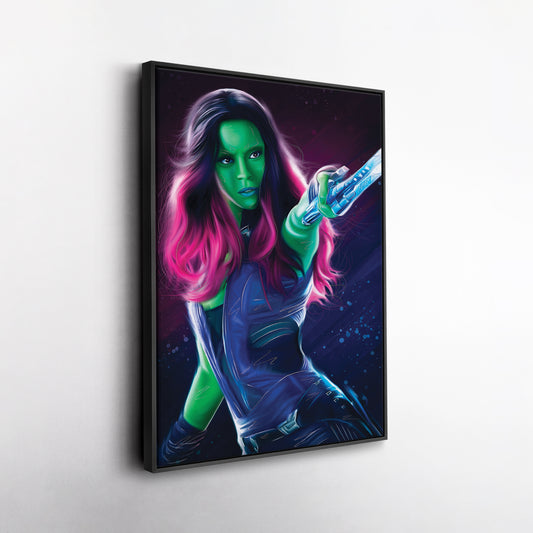Gamora Canvas Print | Marvel Guardians of the Galaxy Wall Art