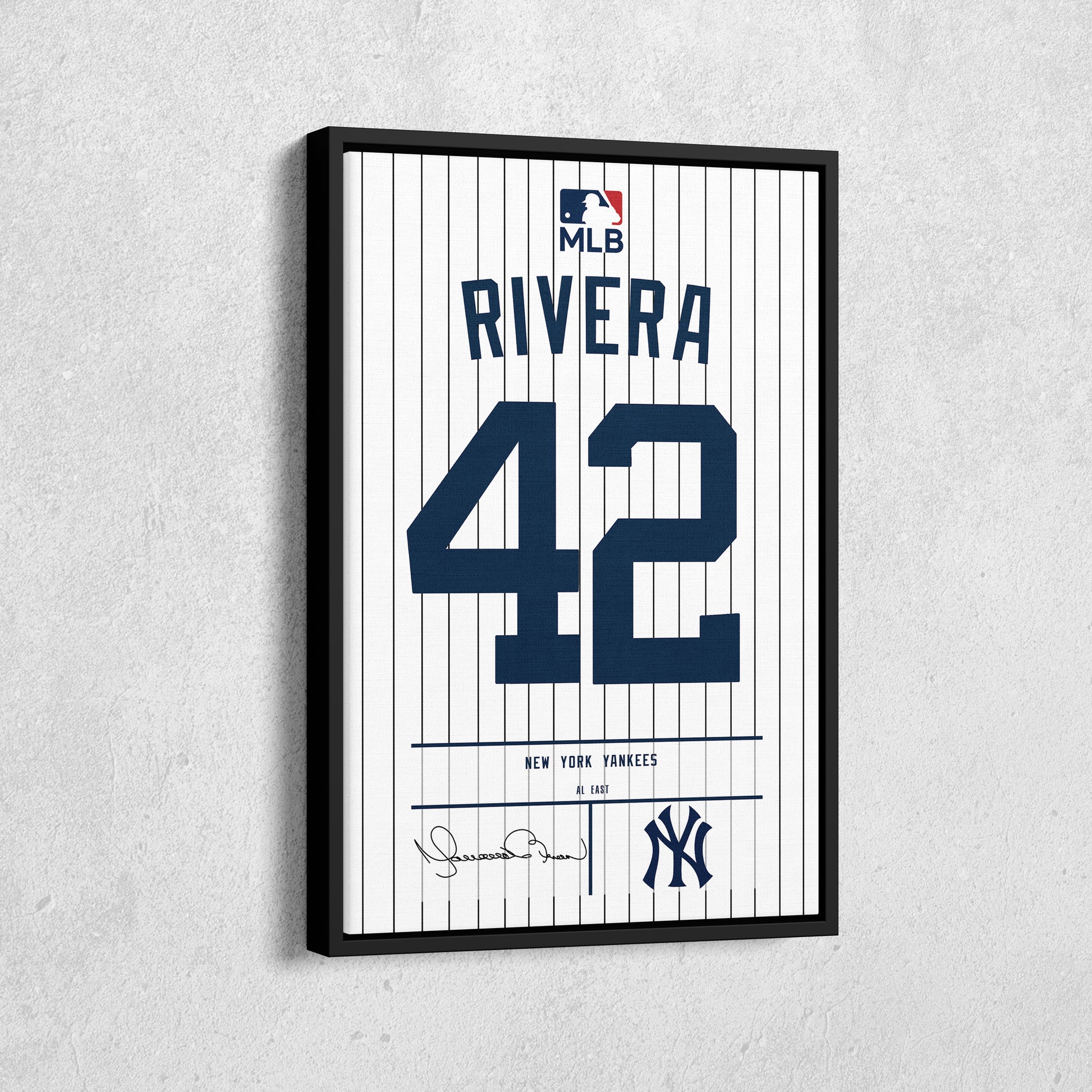 Mariano Rivera Yankees Jersey Canvas Print | Wall Art Decor