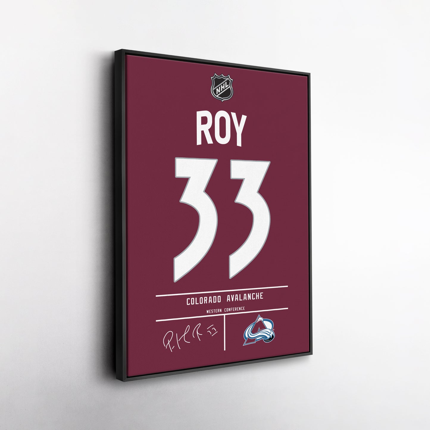 Patrick Roy Avalanche Jersey Canvas Print | Wall Art Decor