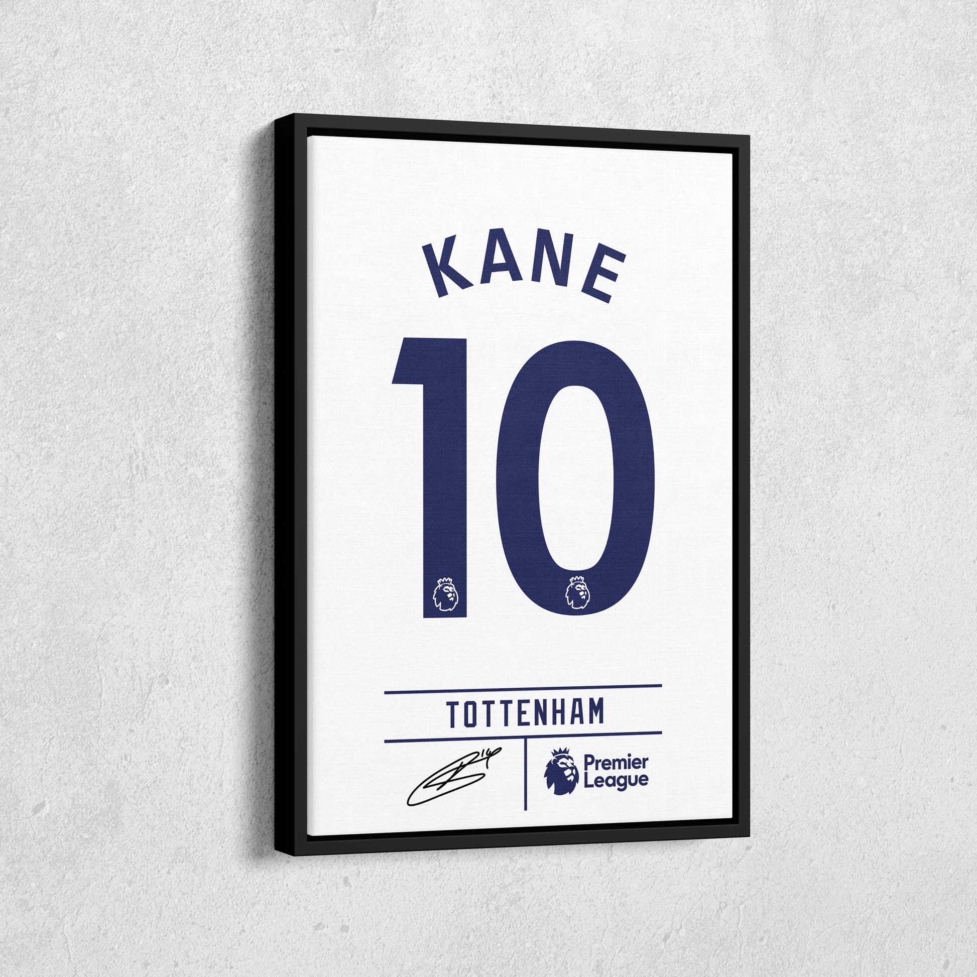 Harry Kane Tottenham Hotspur Jersey Canvas Print | Wall Art Decor