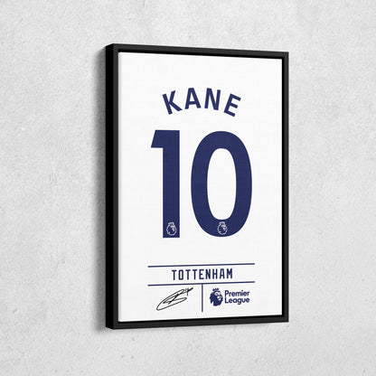 Harry Kane Tottenham Hotspur Jersey Canvas Print | Wall Art Decor