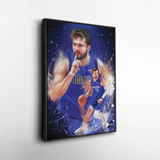 Luka Doncic Canvas Print | Dallas Mavericks Wall Art Decor