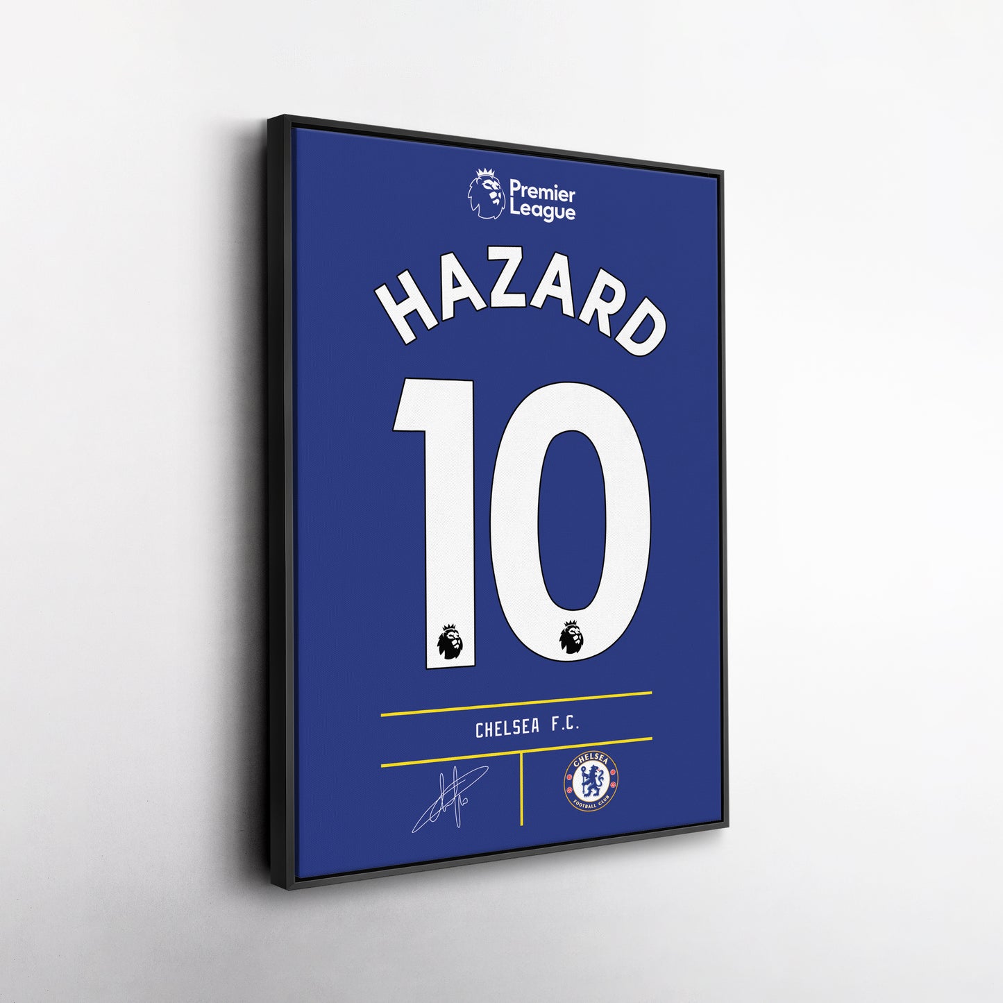 Eden Hazard Chelsea Jersey Canvas Print | Wall Art Decor