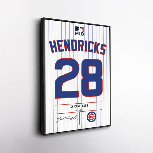 Kyle Hendricks Cubs Jersey Canvas Print | Wall Art Decor