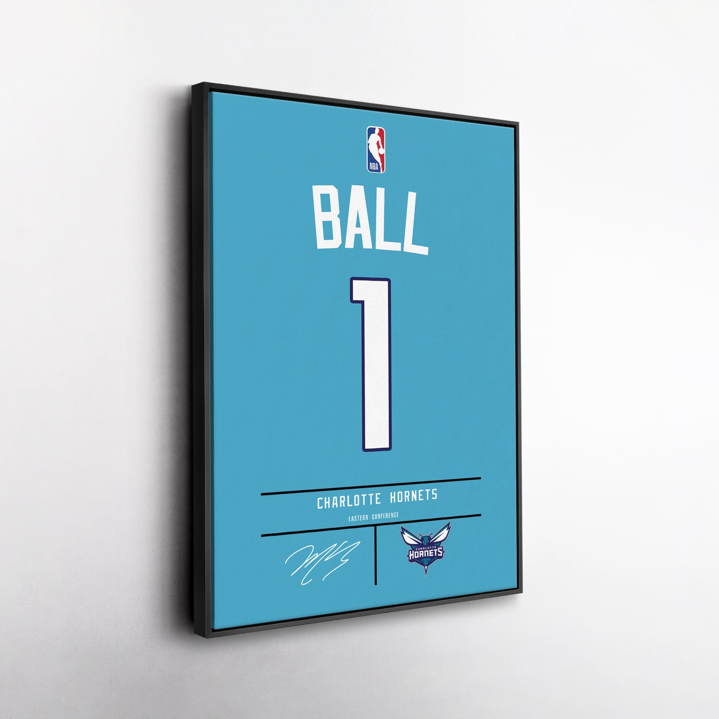 LaMelo Ball Hornets Jersey Canvas Print | Wall Art Decor