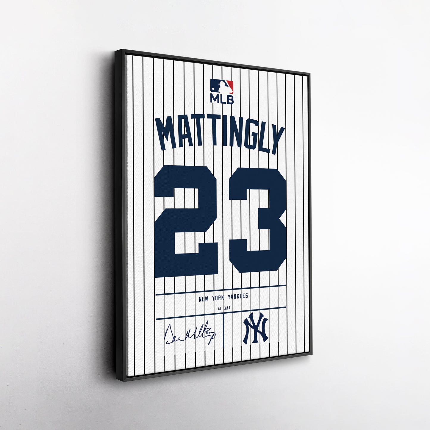 Don Mattingly Yankees Jersey Canvas Print | Wall Art Decor