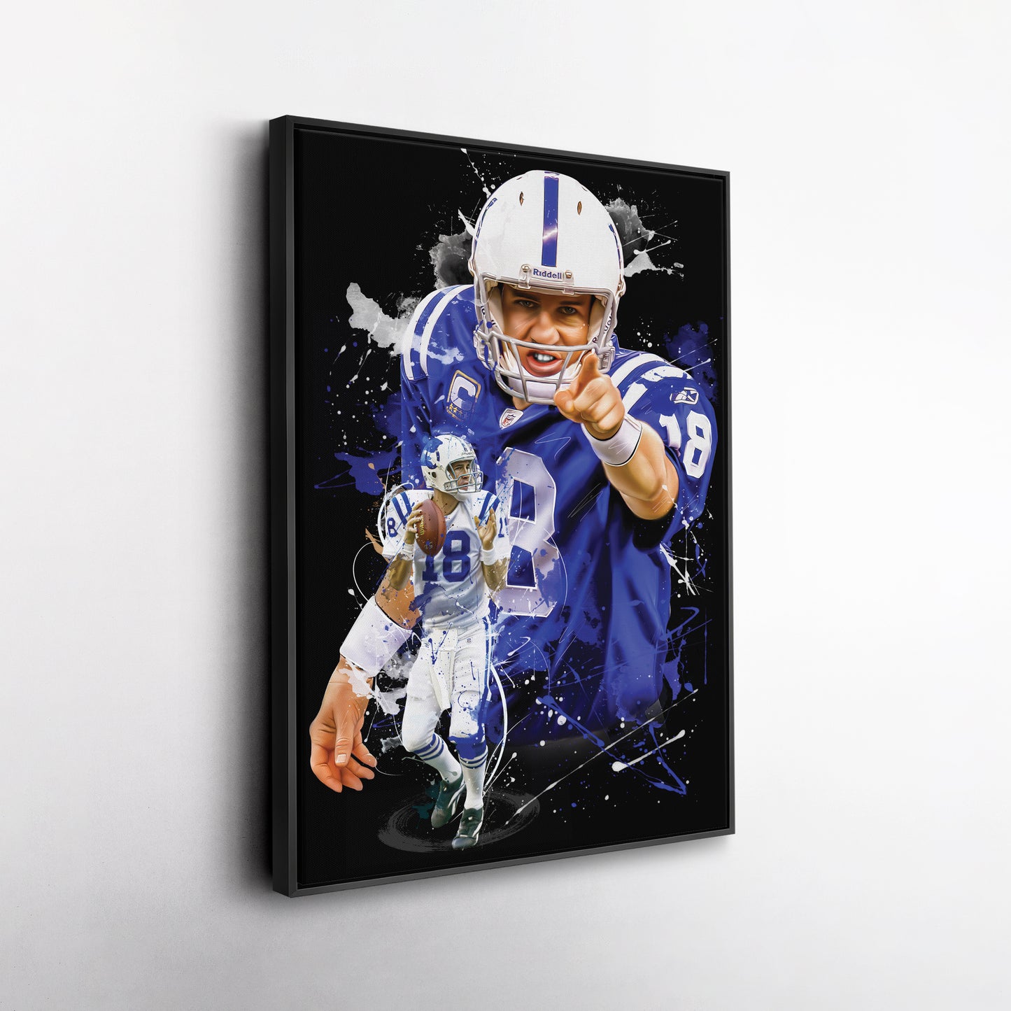 Peyton Manning Colts Canvas Print | Indianapolis Football Wall Art