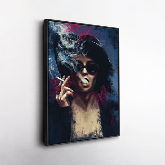 Fight Club Marla Singer Canvas Print | Cult Movie Wall Art