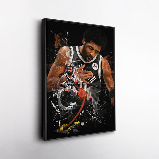 Kyrie Irving Nets Canvas Print | Brooklyn Basketball Wall Art