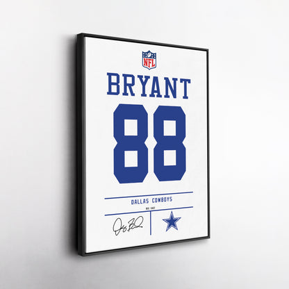 Dez Bryant Cowboys Jersey Canvas Print | Wall Art Decor