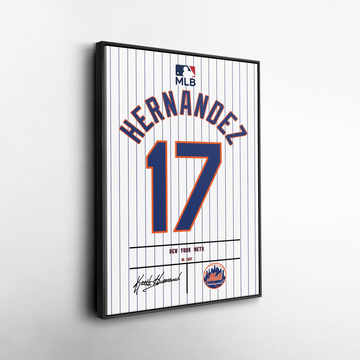 Keith Hernandez New York Mets Jersey Canvas Wall Art