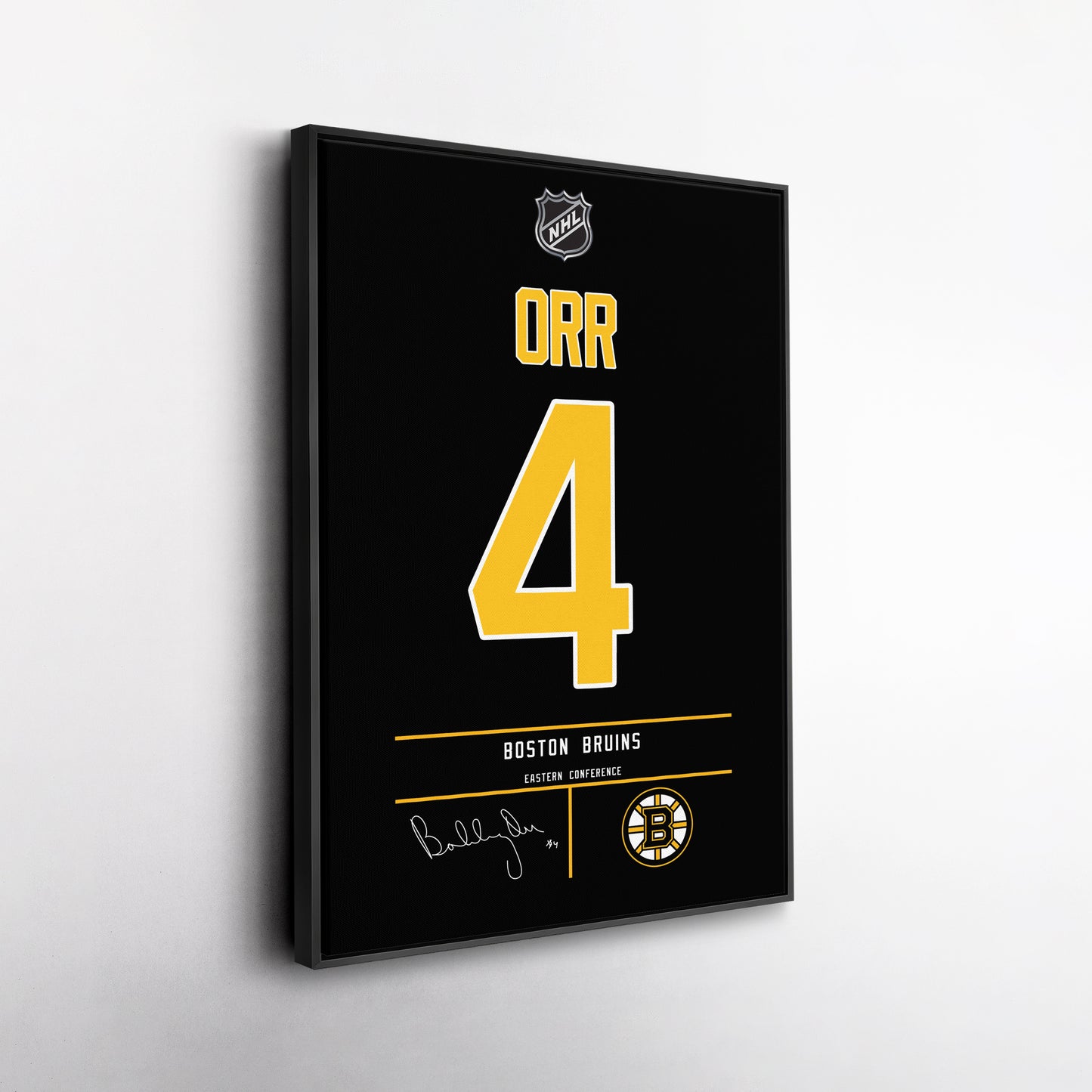 Bobby Orr Bruins Jersey Canvas Print | Wall Art Decor