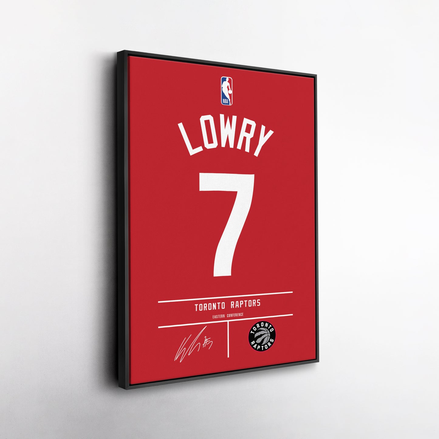 Kyle Lowry Raptors Jersey Canvas Print  Wall Art Decor