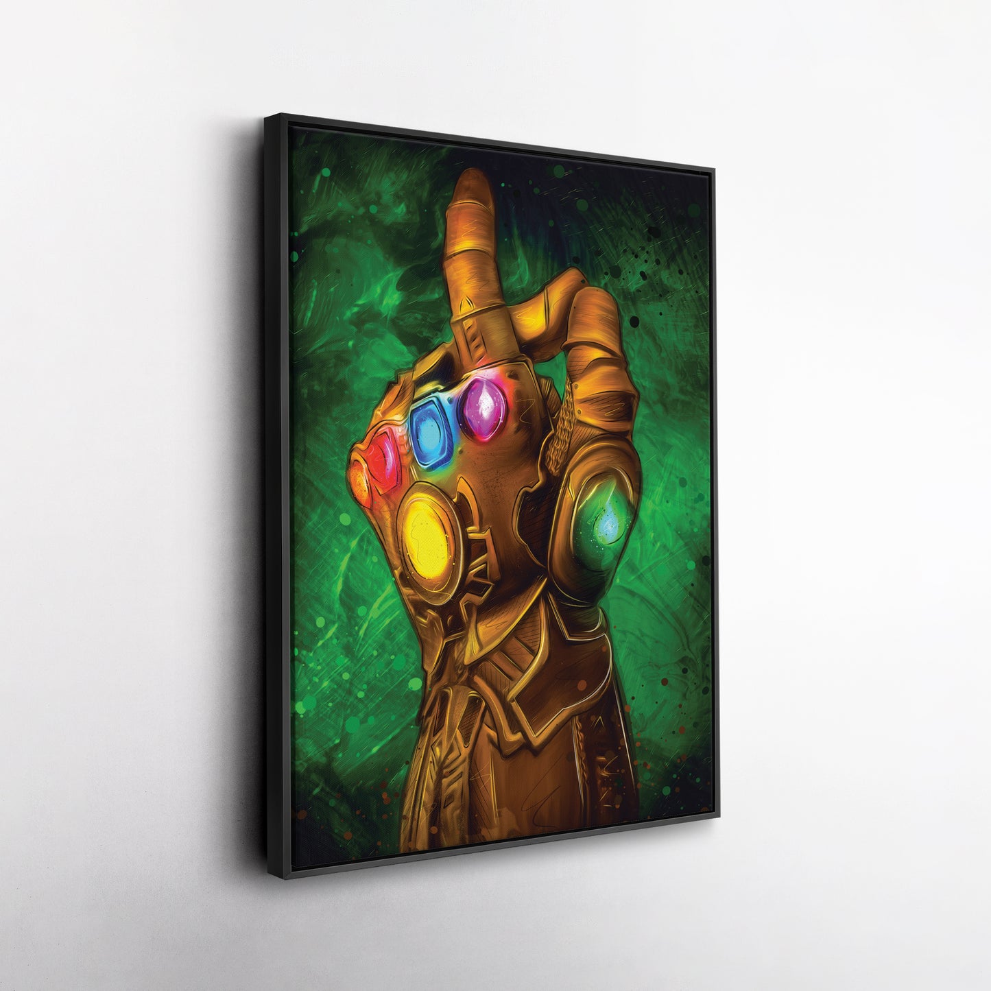 Infinity Gauntlet Canvas Print | Marvel Cosmic Power Wall Art