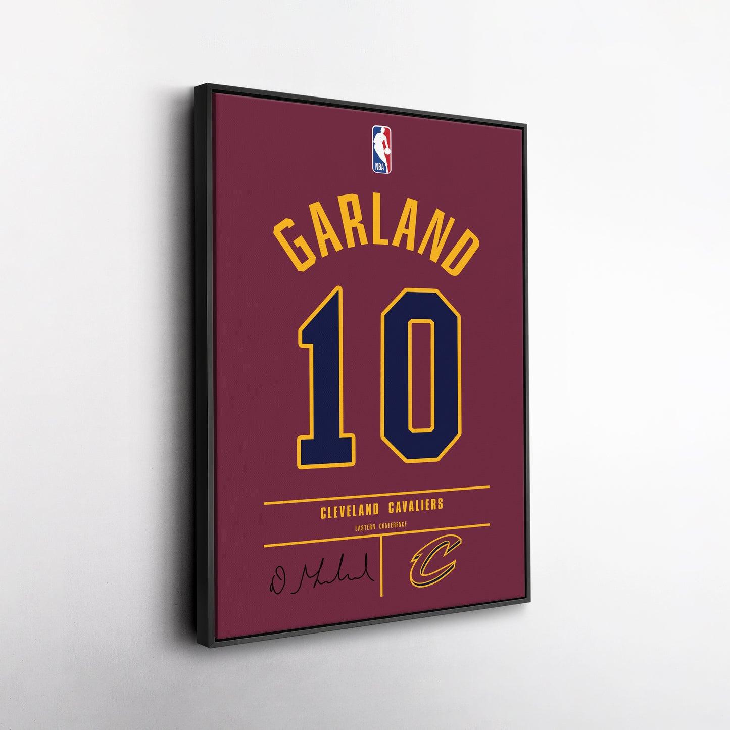 Darius Garland Cavaliers Jersey Canvas Print | Wall Art Decor
