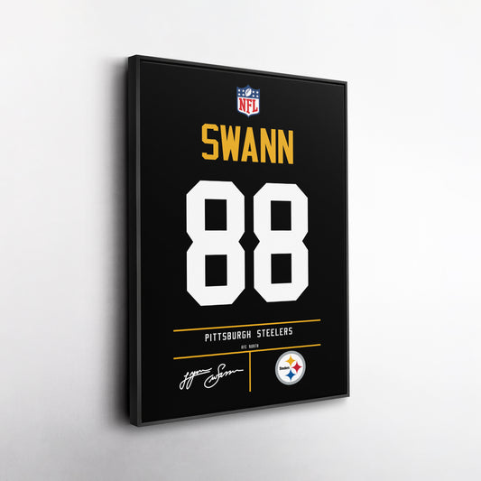 Lynn Swann Pittsburgh Steelers Jersey Canvas Wall Art